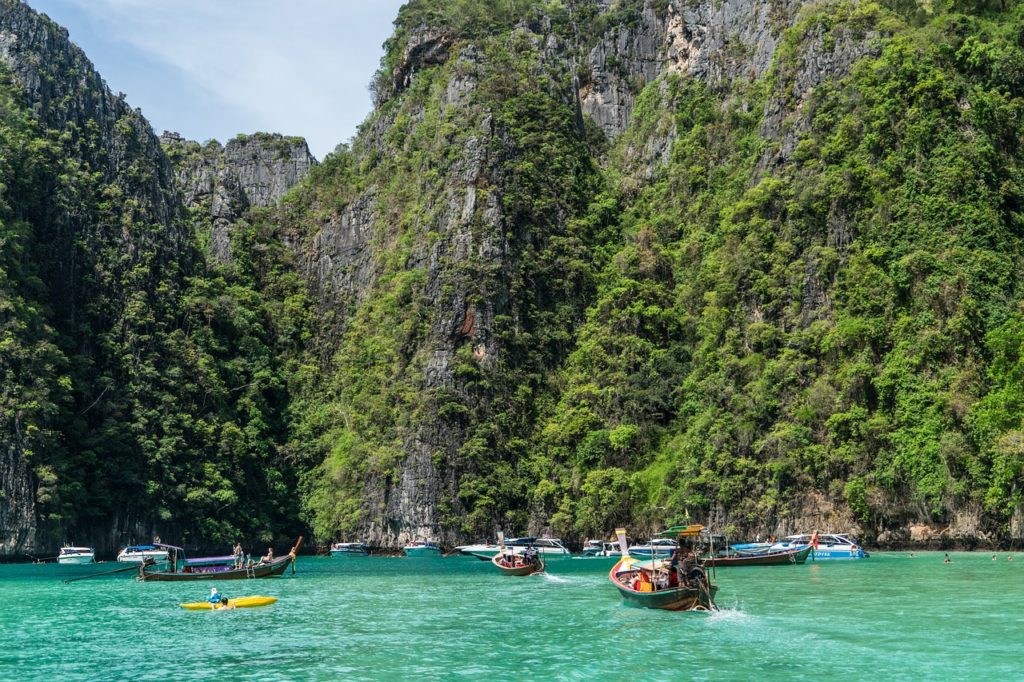 phi phi island tour, phuket, thailand